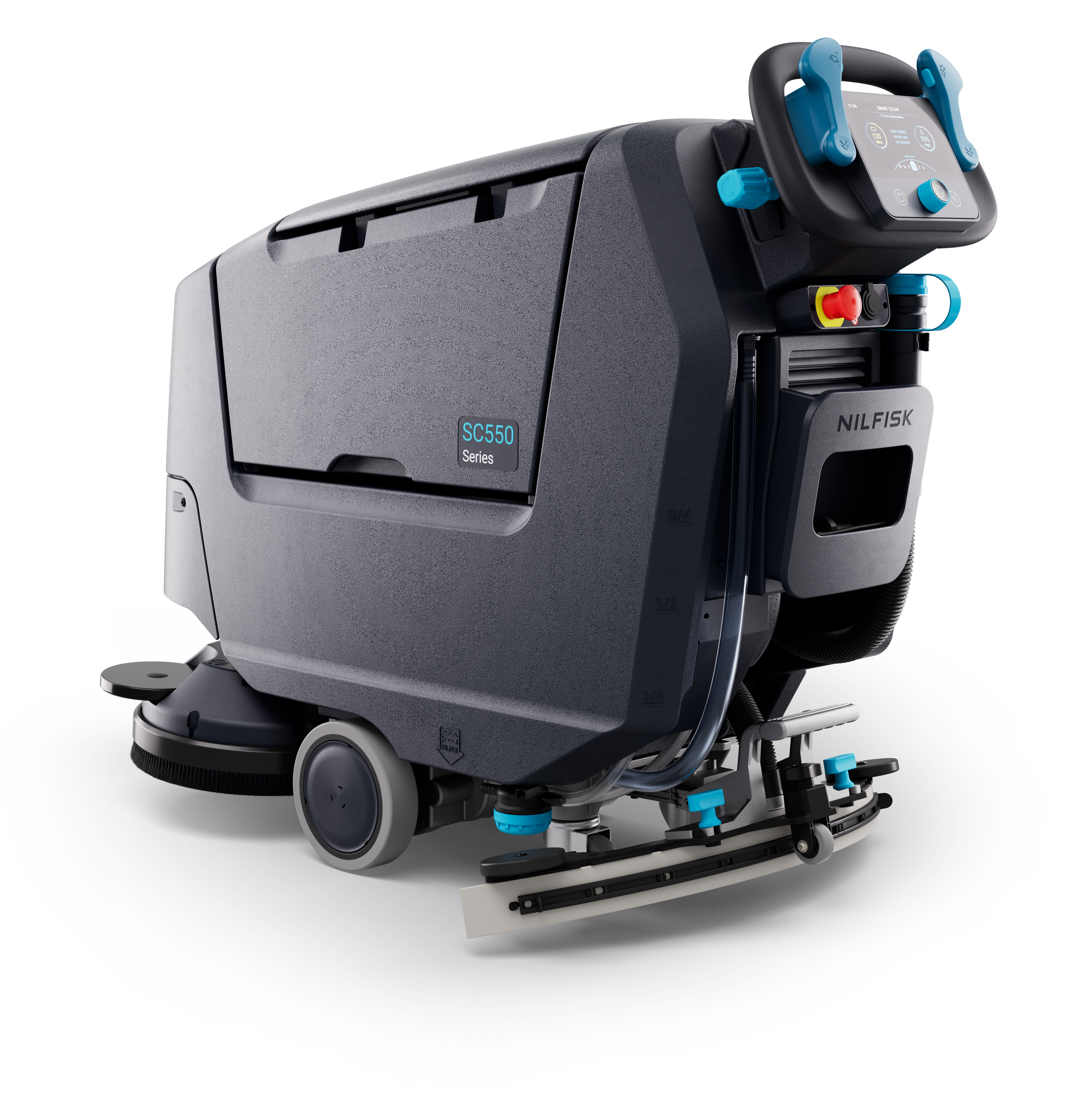 Commercial floor scrubber service Middletown warehouse